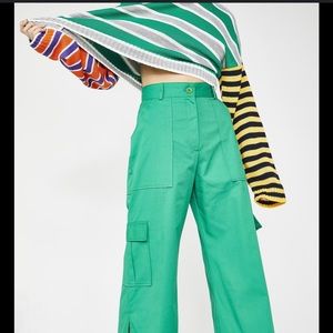 Ragged priest green trousers